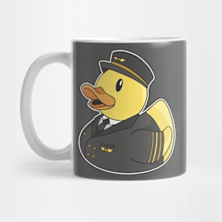 Cute Pilot Rubber Duckie // Bath Toy Duck Mug